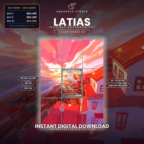 Latias ex extended binder art