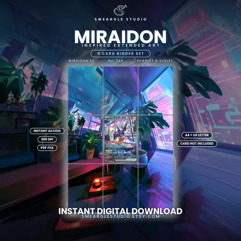 Miraidon ex extended binder art