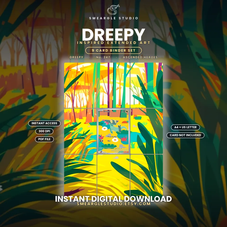 Dreepy extended binder art