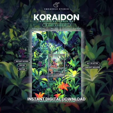 Koraidon ex extended binder art