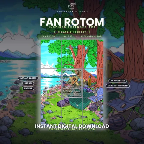 Fan Rotom extended binder art