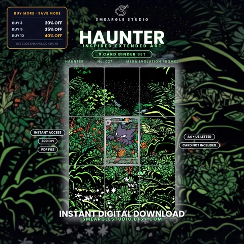 Haunter extended binder art