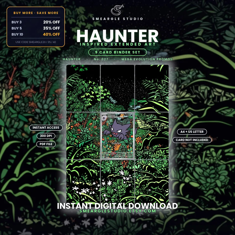 Haunter extended binder art