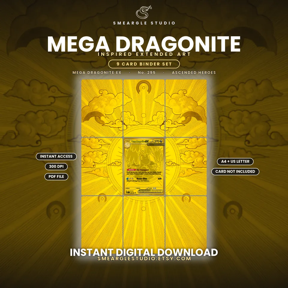 Mega Dragonite ex extended binder art