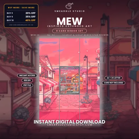 Mew ex binder art