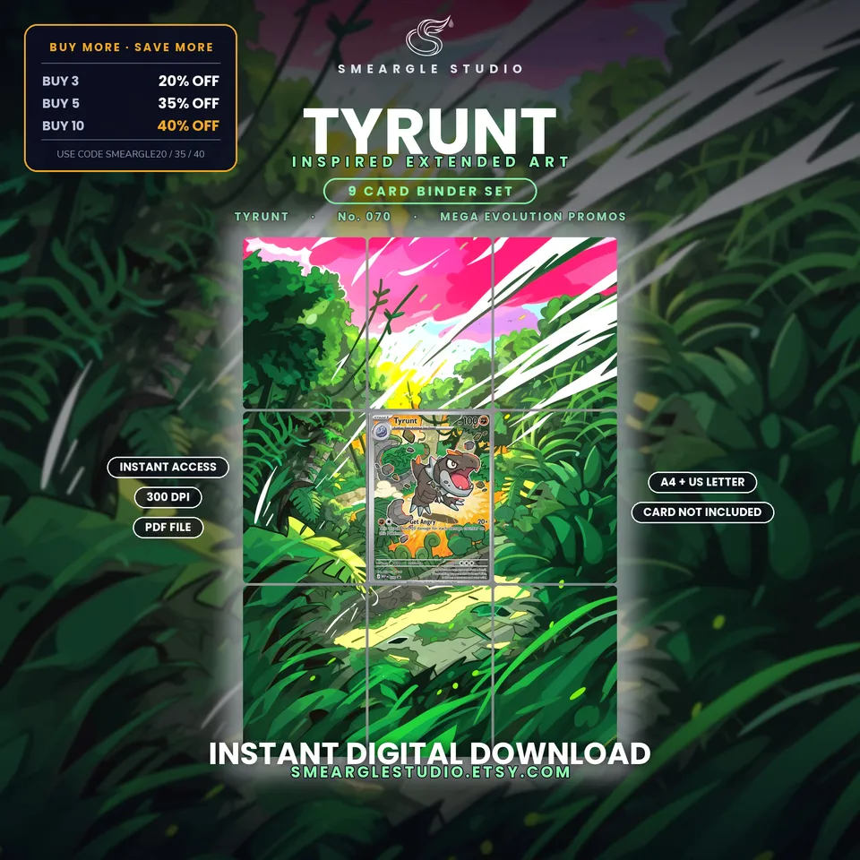Tyrunt extended binder art