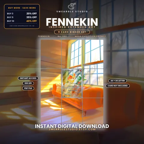 Fennekin binder art