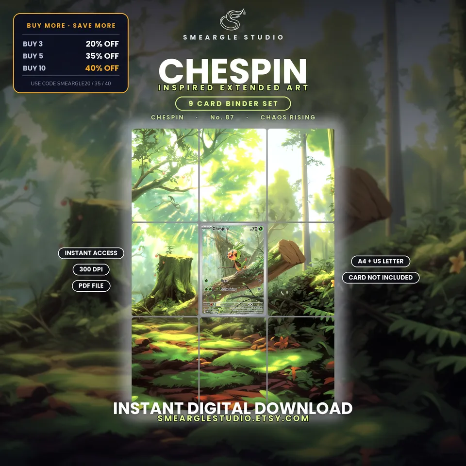 Chespin extended binder art