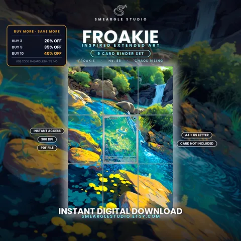 Froakie binder art