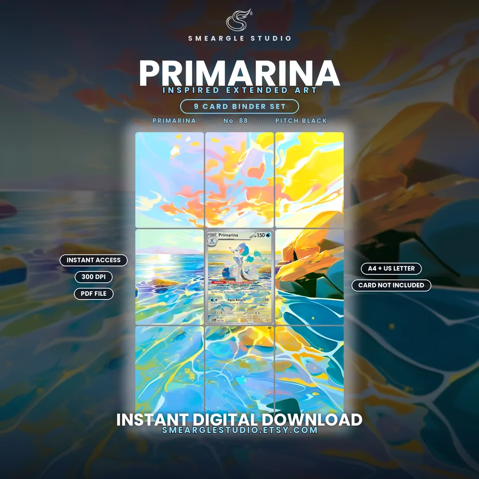 Primarina extended binder art