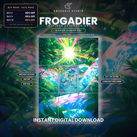 Frogadier binder art