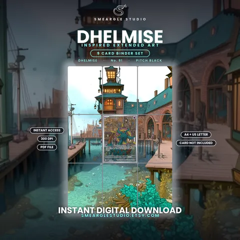 Dhelmise extended binder art