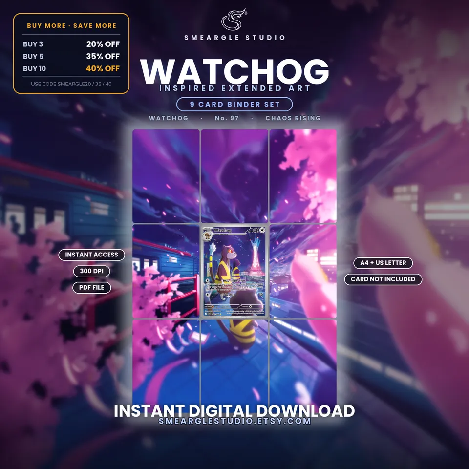 Watchog extended binder art