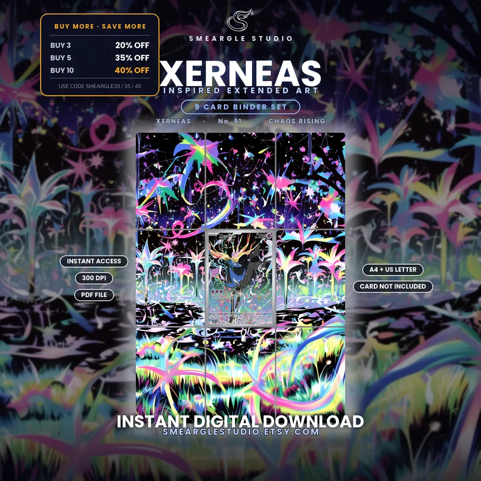 Xerneas extended binder art