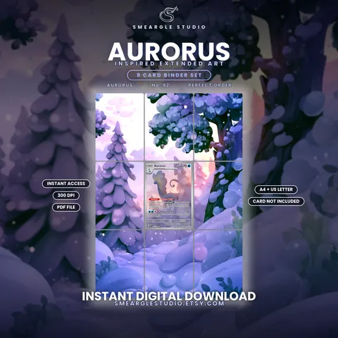 Aurorus extended binder art