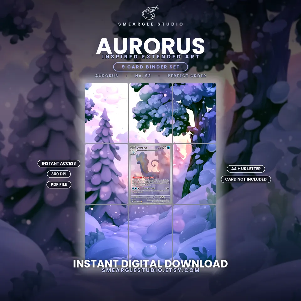 Aurorus extended binder art