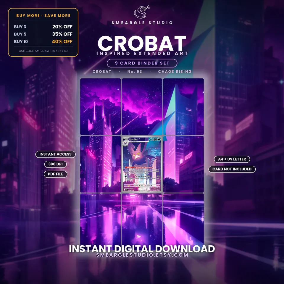 Crobat extended binder art