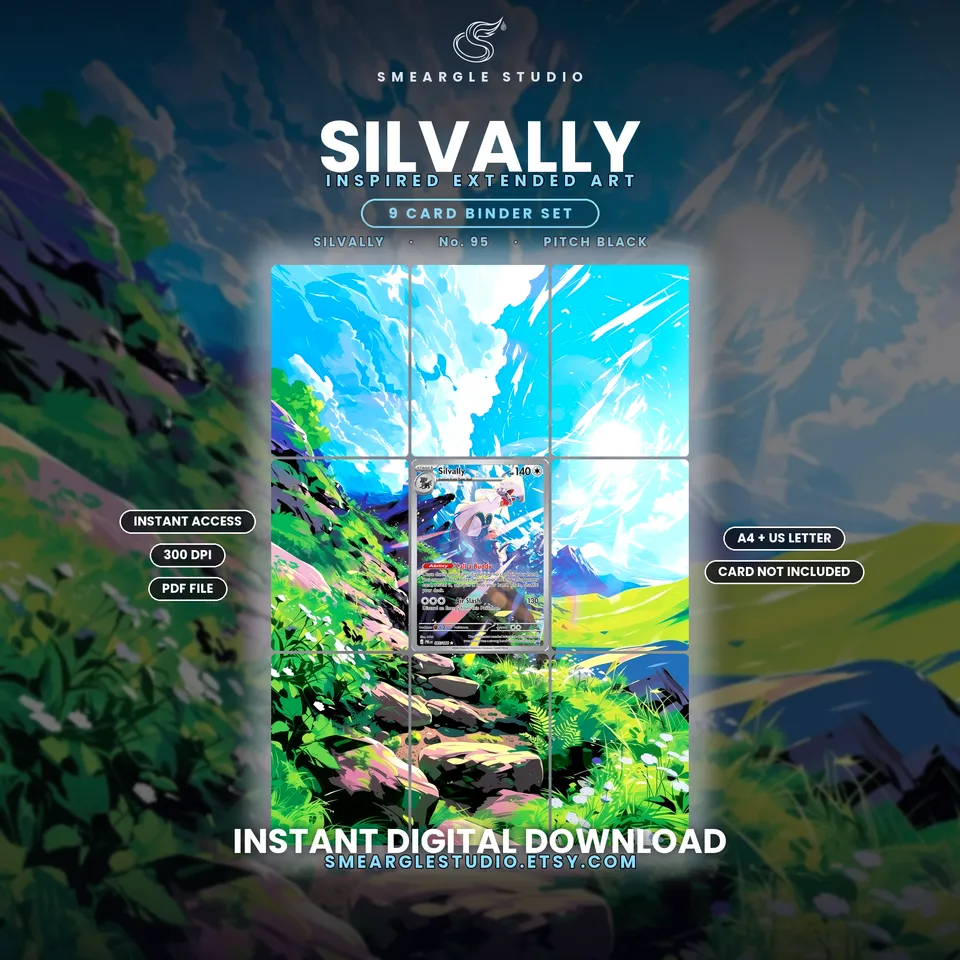 Silvally extended binder art