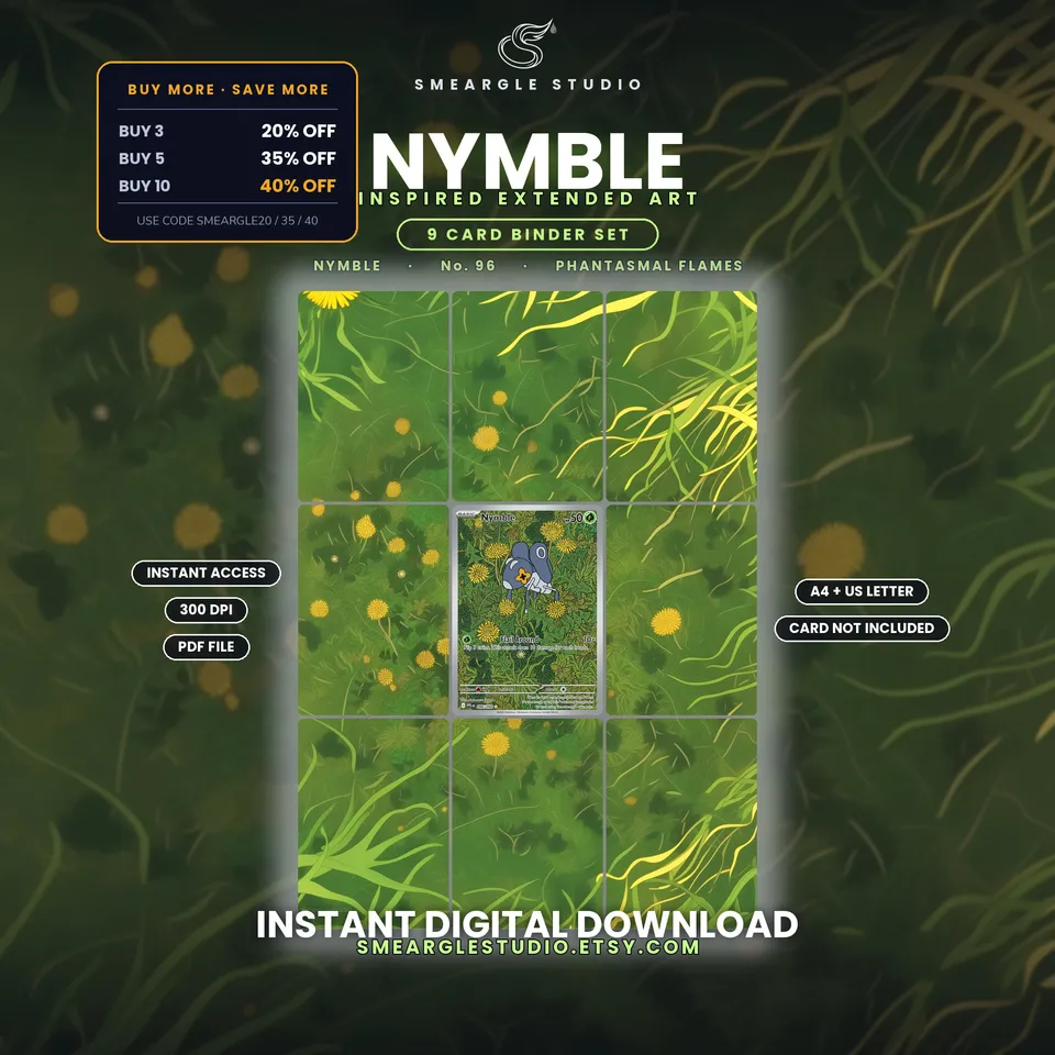 Nymble extended binder art
