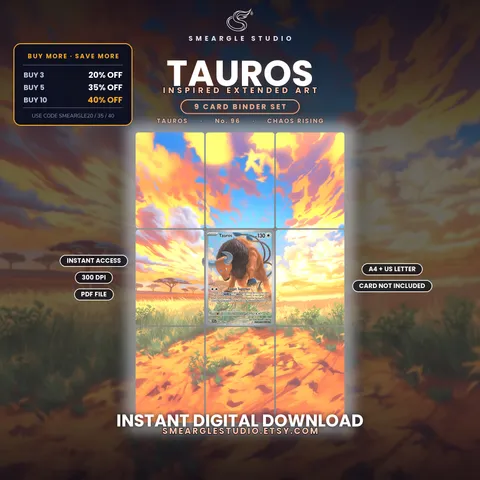 Tauros binder art