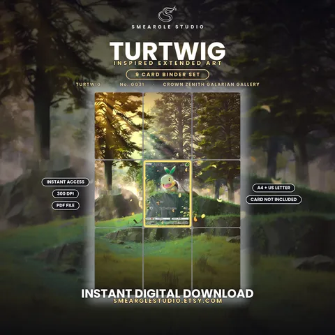 Turtwig extended binder art