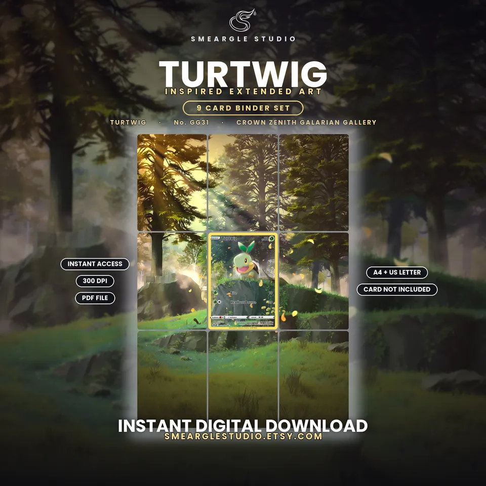 Turtwig extended binder art