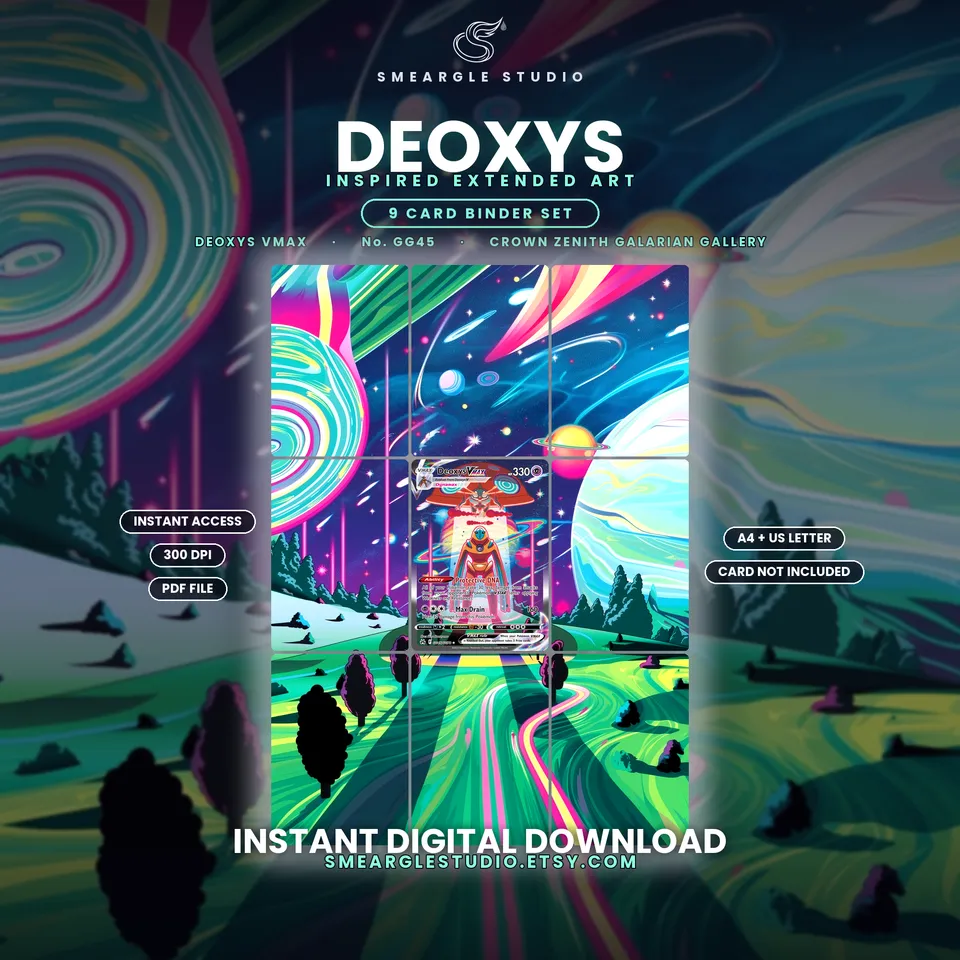 Deoxys VMAX extended binder art