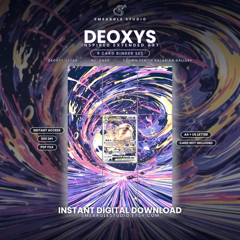 Deoxys VSTAR extended binder art