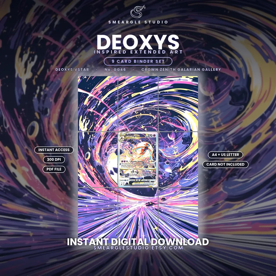 Deoxys VSTAR extended binder art
