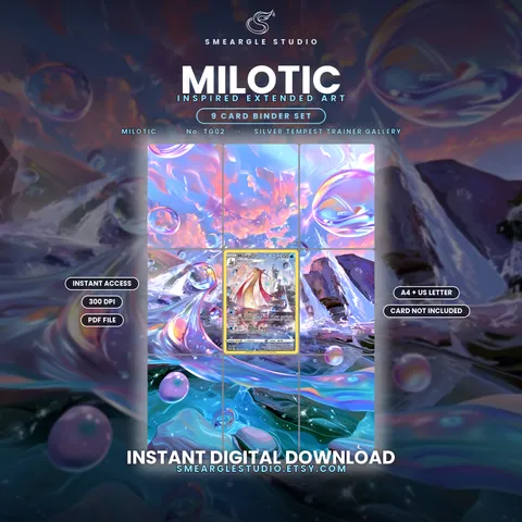 Milotic extended binder art