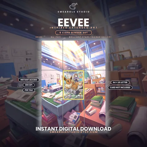 Eevee extended binder art